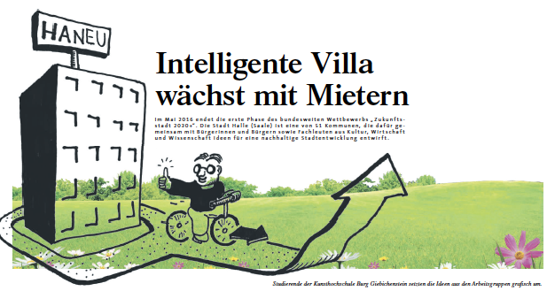 Amtsblatt berichtet: Intelligente Villa wächst mit Mietern